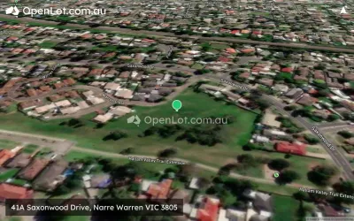Satellite image for  41A Saxonwood Drive, Narre Warren VIC 3805