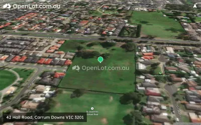 Satellite image for  42 Hall Road, Carrum Downs VIC 3201