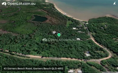 Satellite image for  43 Garners Beach Road, Garners Beach QLD 4852