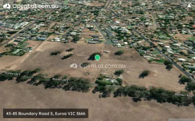 Satellite image for  45-85 Boundary Road S, Euroa VIC 3666