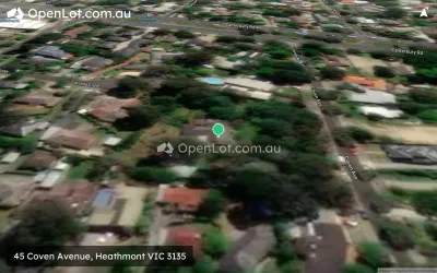 Satellite image for  45 Coven Avenue, Heathmont VIC 3135