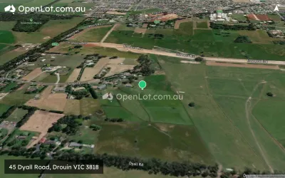Satellite image for  45 Dyall Road, Drouin VIC 3818