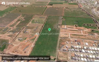 Satellite image for  45 Yenda Avenue, Gobbagombalin NSW 2650