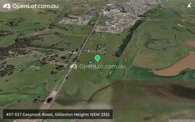 Satellite image for  457-527 Cessnock Road, Gillieston Heights NSW 2321