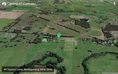 Satellite image for  49 Taylors Lane, Badagarang NSW 2540