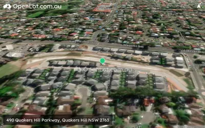 Satellite image for  490 Quakers Hill Parkway, Quakers Hill NSW 2763