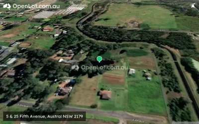 Satellite image for  5 & 25 Fifth Avenue, Austral NSW 2179