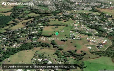 Satellite image for  5-7 Candle Vine Street & Tallowwood Street, Maleny QLD 4552