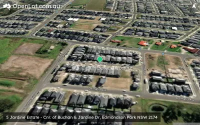 Satellite image for  5 Jardine Estate - Cnr. of Buchan & Jardine Dr, Edmondson Park NSW 2174