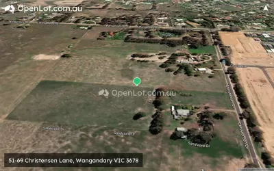 Satellite image for  51-69 Christensen Lane, Wangandary VIC 3678