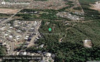 Satellite image for  51 Highbury Place, The Gap QLD 4061