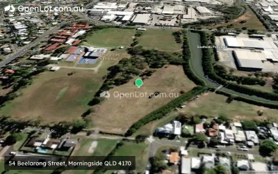 Satellite image for  54 Beelarong Street, Morningside QLD 4170