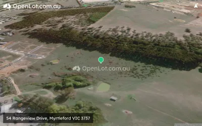 Satellite image for  54 Rangeview Drive, Myrtleford VIC 3737