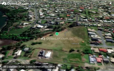 Satellite image for  55 Lakeview Drive, Lakes Entrance VIC 3909