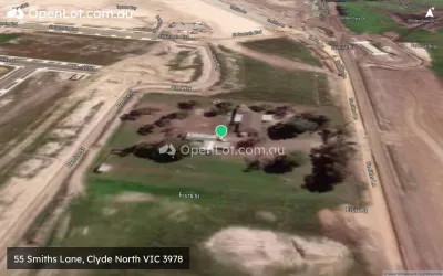 Satellite image for  55 Smiths Lane, Clyde North VIC 3978