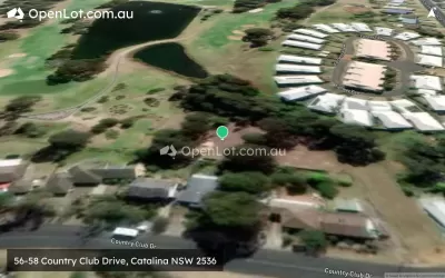 Satellite image for  56-58 Country Club Drive, Catalina NSW 2536