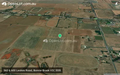 Satellite image for  562 & 600 Leakes Road, Bonnie Brook VIC 3335