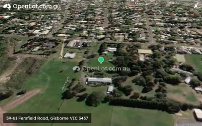 Satellite image for  59-61 Fersfield Road, Gisborne VIC 3437
