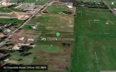 Satellite image for  60 Tivendale Road, Officer VIC 3809