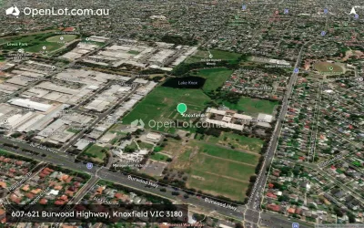 Satellite image for  607-621 Burwood Highway, Knoxfield VIC 3180