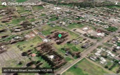 Satellite image for  63-77 Ebden Street, Heathcote VIC 3523