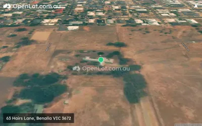 Satellite image for  63 Hairs Lane, Benalla VIC 3672