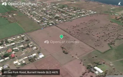 Satellite image for  63 Sea Park Road, Burnett Heads QLD 4670