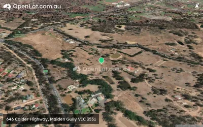 Satellite image for  646 Calder Highway, Maiden Gully VIC 3551