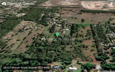 Satellite image for  65-117 Warner Road, Warner QLD 4500