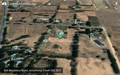 Satellite image for  650 Boundary Road, Armstrong Creek VIC 3217