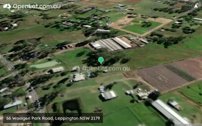 Satellite image for  66 Woolgen Park Road, Leppington NSW 2179