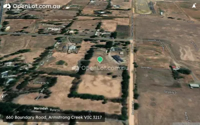 Satellite image for  660 Boundary Road, Armstrong Creek VIC 3217