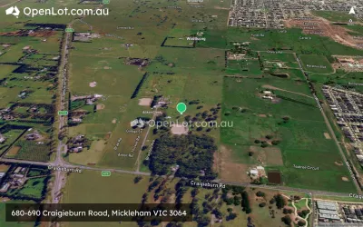 Satellite image for  680-690 Craigieburn Road, Mickleham VIC 3064