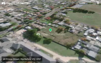 Satellite image for  69 Prince Street, Myrtleford VIC 3737