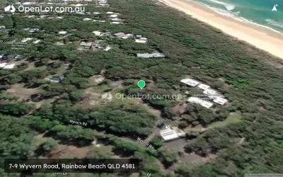 Satellite image for  7-9 Wyvern Road, Rainbow Beach QLD 4581