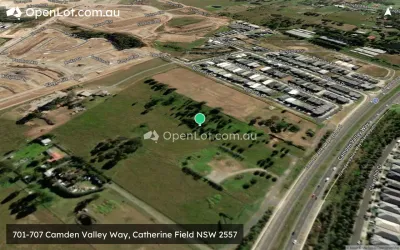 Satellite image for  701-707 Camden Valley Way, Catherine Field NSW 2557