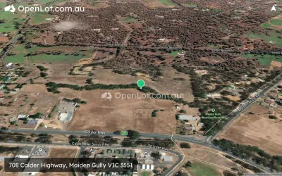 Satellite image for  708 Calder Highway, Maiden Gully VIC 3551