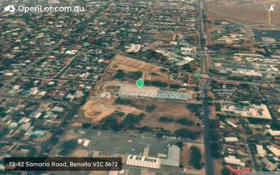 Satellite image for  72-82 Samaria Road, Benalla VIC 3672