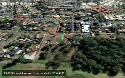 Satellite image for  73-77 Stewart Avenue, Hammondville NSW 2170