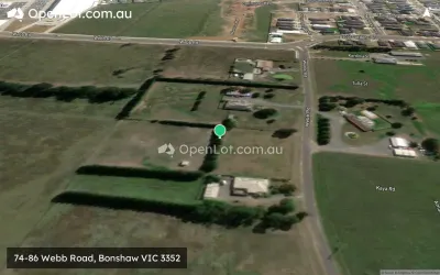 Satellite image for  74-86 Webb Road, Bonshaw VIC 3352