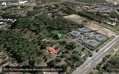 Satellite image for  747-751 Wembley Road, Browns Plains QLD 4118