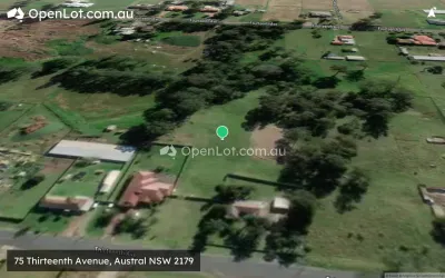 Satellite image for  75 Thirteenth Avenue, Austral NSW 2179