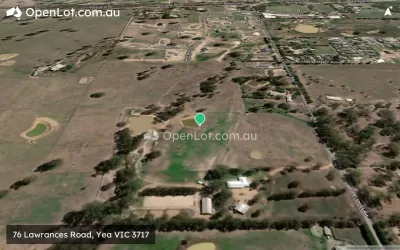 Satellite image for  76 Lawrances Road, Yea VIC 3717