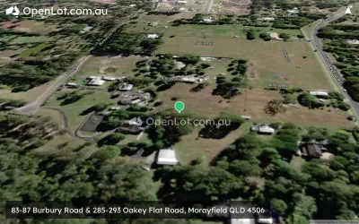 Satellite image for  83-87 Burbury Road & 285-293 Oakey Flat Road, Morayfield QLD 4506