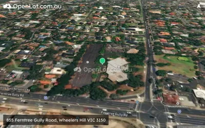 Satellite image for  855 Ferntree Gully Road, Wheelers Hill VIC 3150