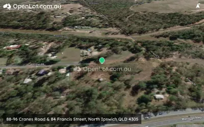 Satellite image for  88-96 Cranes Road & 84 Francis Street, North Ipswich QLD 4305