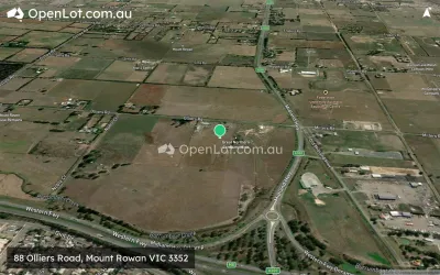 Satellite image for  88 Olliers Road, Mount Rowan VIC 3352