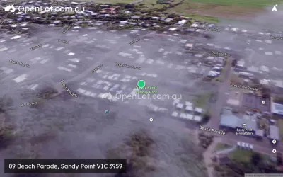 Satellite image for  89 Beach Parade, Sandy Point VIC 3959
