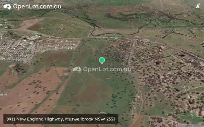 Satellite image for  8911 New England Highway, Muswellbrook NSW 2333
