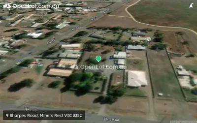 Satellite image for  9 Sharpes Road, Miners Rest VIC 3352